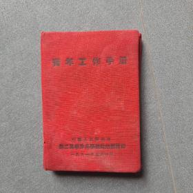 青年工作手册1951年