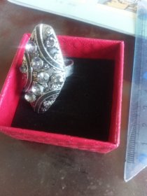！西藏旅游收到一个藏银度银托戒指，人工