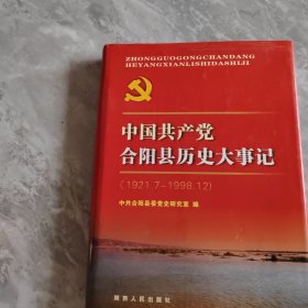 中国共产党合阳县历史事记