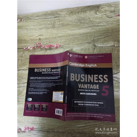 Cambridge English Business 5 Vantage【内有笔记】97811076646