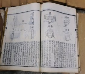 【八十余幅精美版画】清代精刻【钦定书经传说汇纂】原装二十一卷卷首二卷24厚册全套
