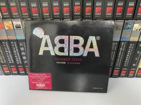 CD流行摇滚正版原版引进，ABBA阿巴《Number Ones第1名金曲精选》（2CD），2007年，内蒙古文化音像出版社