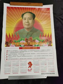 2018年年历毛主席年历宣传画