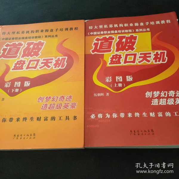 《中国证券职业操盘培训教程》系列丛书：道破盘口天机彩图版（上册）