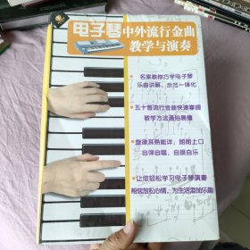 电子琴 中外流行金曲教学与演奏 2VCD+2DVD（未开封）