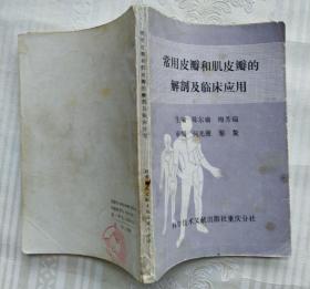 常用皮瓣和肌皮瓣的解剖及临床应用。