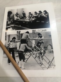 稀见女排历史资料 80年代中国女排集训老照片1张（内有郎平合影）