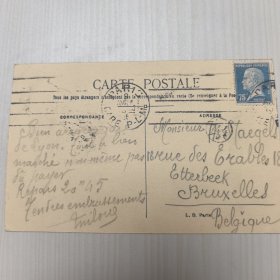 百年实寄明信片【1890~1948】 信札 信函 手写 书信 信函 实寄明信片【 有邮票 加盖印章 珍贵 稀少 文献价值极高】正面文字是主题、反文字是出版社等信息,手写内容及手稿、签名等 可自行翻译 研究, 装册 装框欣赏都非常漂亮有意思。百年实寄明信片编号4288