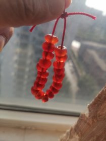 西周玛瑙珠子！大孔道水亮孔！尺寸规格10.5mmx0.75mm！一共20颗可单可通议价出售！