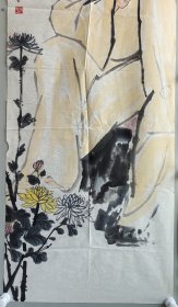 蒋兆和：软片纸张自然老旧，边缘有破裂破损，品相如图。蒋兆和（1904年5月9日—1986年4月15日[23]），四川泸州人。[22]中国画家、美术教育家。代表作有《曹操》《杜甫行吟图》等。曾当选中国美术家协会第二、三届理事、为第四届顾问。