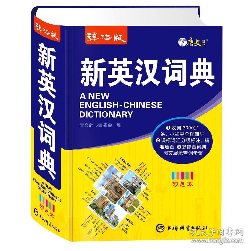 辞海版英汉汉英词典(彩色本) 9787532655762