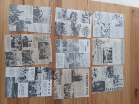 50年代剪刊报老画片共46张合售