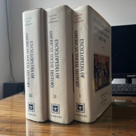 Encyclopedia of American social History 美国社会史 英文原版精装 大开本 超厚 三册总重约20斤 2600多页