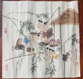 朱新昌，小品，尺寸（32.5*32.5）cm，货号 0150