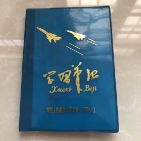 塑料皮手册 学习笔记  空白
中国人民解放军空军第二军司令部蓝色封皮