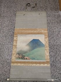 ，，，。。，，富士山。小日本，文英作品。50*46厘米画芯