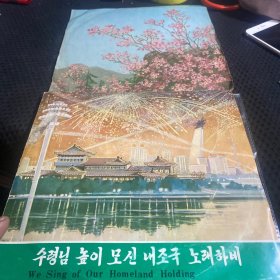 朝鲜原版唱片 2张合售