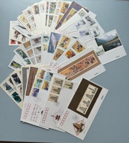 1994年集邮总公司首日封全套，共32枚，含古塔在内的7个型张封 。实物拍摄，按图发货。