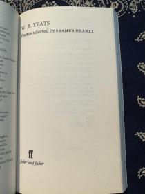 《W. B. Yeats：Poems Selected by Seamus Heaney》
《叶芝诗选》 爱尔兰著名诗人 谢默斯·希尼(1939-2013) 撰写引言，英文原版 。