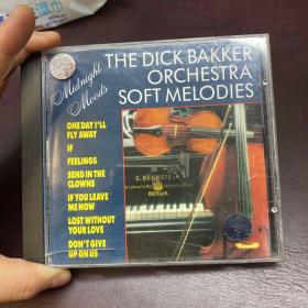 外文原版音乐CD (THE DICK BAKKER ORCHESTRA-SOFTMELODⅠES) CD