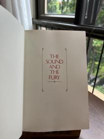 《 喧哗与骚动》The Sound and the Fury  William Faulkner 福克纳1980年出版 真皮精装 限量收藏版 20世纪伟大名著系列丛书之一