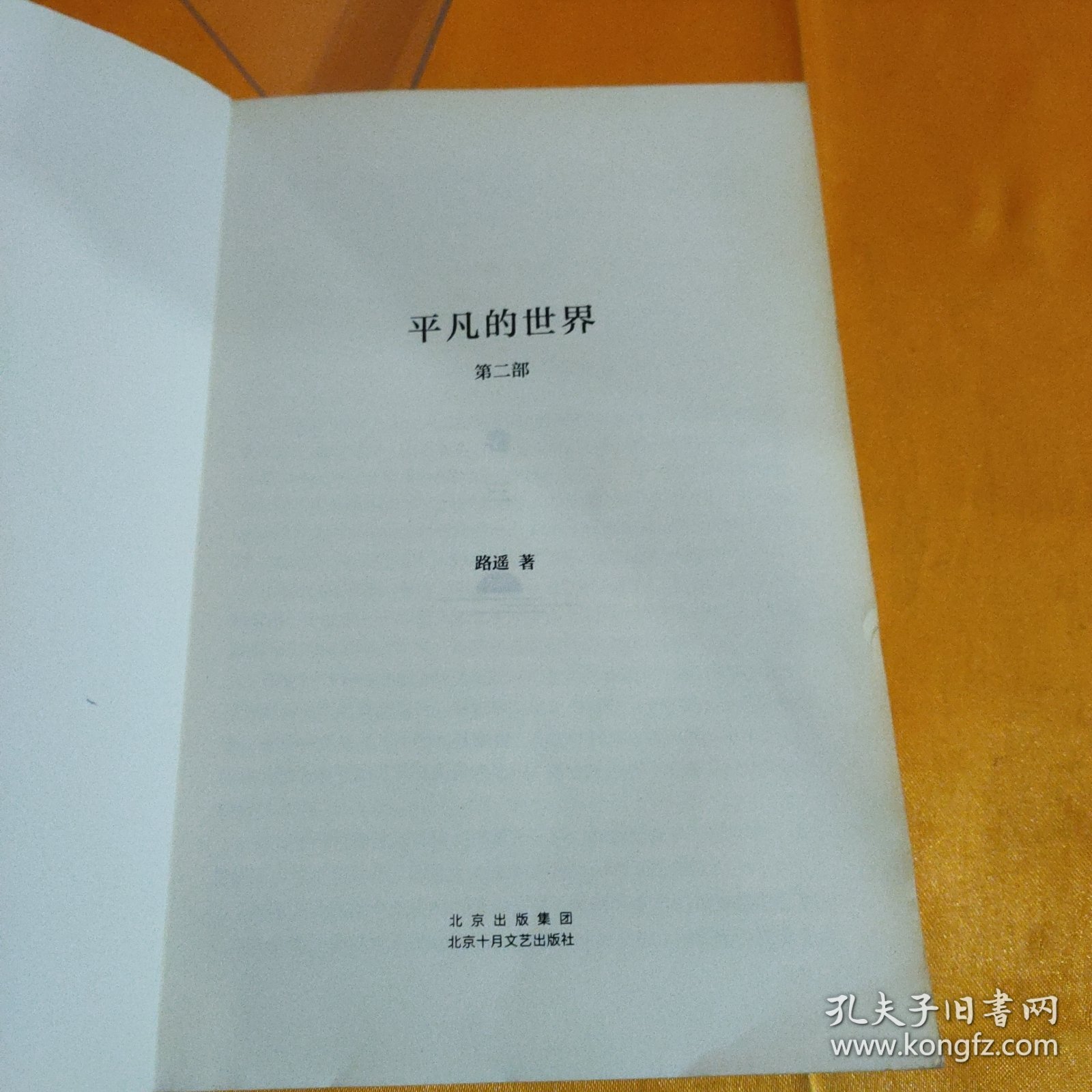 平凡的世界第二部