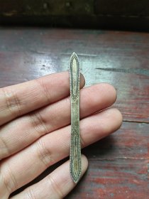 清代铜发簪