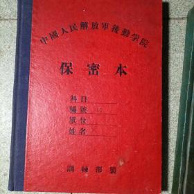 中国人民解放军后勤学院保密本