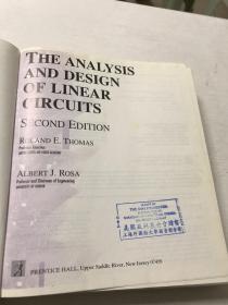 Analysis and Design of Linear Circuits/Roland E. Thomas-