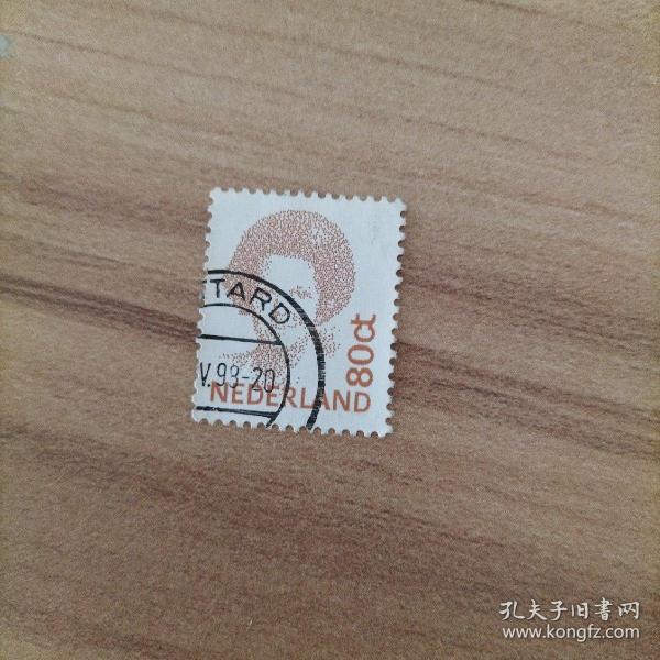 荷兰信销邮票    1981年一1986年 荷兰女王 贝娅特丽克丝 面值80ct   1枚（库存   8 ）