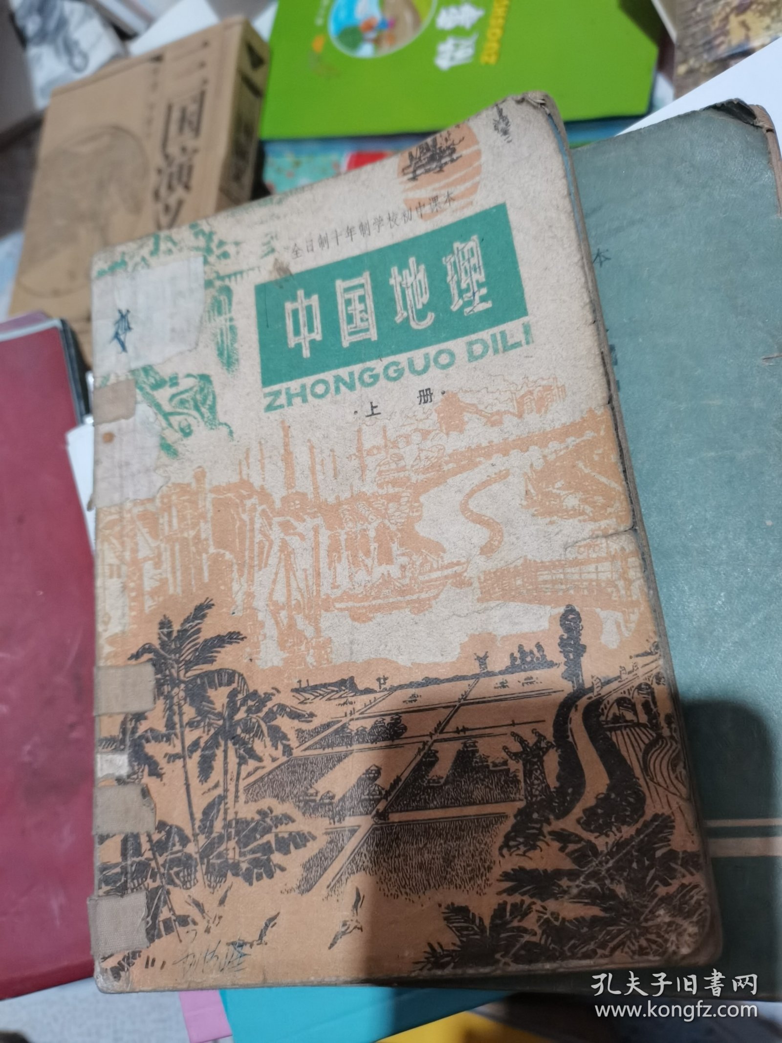 全日制十年制学校初中课本：中国地理上册