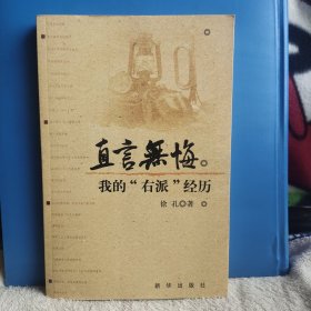 直言无悔：我的