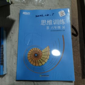 思维训练B六年级暑（含1本课本+1本练习册）（正版保证，假一赔十）