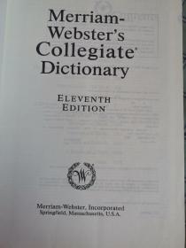 merriam-Webster's collegiate dictionary
韦氏大学词典（第十一版）