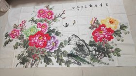 郭泰安牡丹画