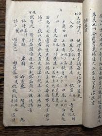 清精抄中医古籍，（定稿？）《杨氏提纲》存一厚册，书法精美！