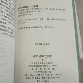 少年维特之烦恼