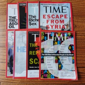 time时代杂志8册合售2012年