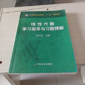 线性代数学习指导与习题精解