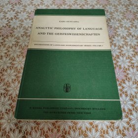 Karl-Otto Apel Analytic philosophy of language and the Geisteswissenschaften