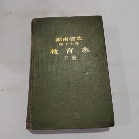 湖南省志 第17卷 教育志下册