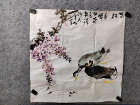 王娜老师写意花鸟，四尺斗方