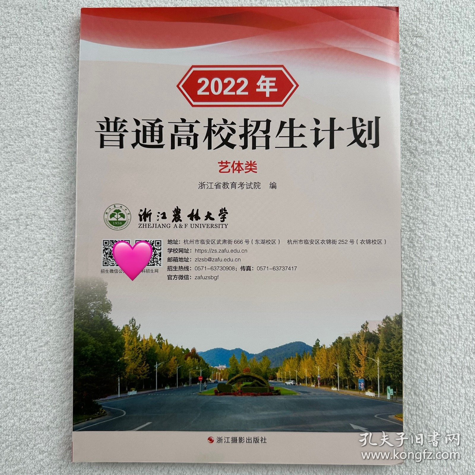 【正版】2022年浙江省普通高校招生计划艺体类 艺术类体育类