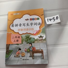 汉之简看拼音写字词语小学二年级上册语文课本同步专项训练写字练习生字注音彩绘版