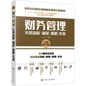 世界500强企业精细化管理工具系列--财务管理实用流程·制度·表格·文本