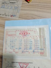 归绥市合作联社1953年发货单两张