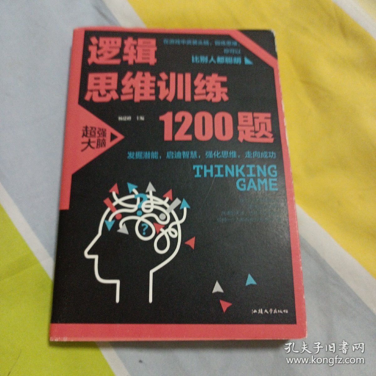 逻辑思维训练1200题（平装）儿童智力开发 左右脑全脑思维益智游戏大全数学全脑思维训练开发 逻辑思维游戏中的科学书籍 学生成人益智 学思维高中全脑智力潜能开发训练书 提高思维能力推理书籍