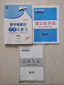 刘合录主编 新中考集训 中考总复习 物理（仅拆封未使用） 九年级 山东美术出版社