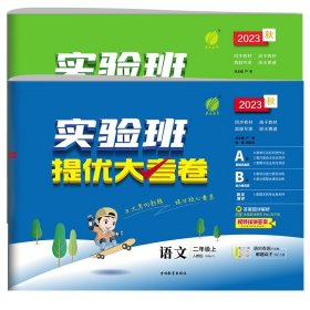 实验班提优大考卷二年级上册小学语文+数学人教版（全2册）