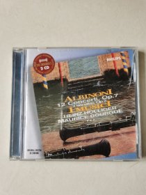 ALBINONI - 12 Concerti, op.7, 2 Sonatas Op.2, (I MUSICI HEINZ HOLLIGER MAURICE BOURGUE阿尔比诺尼-12协奏曲，作品7,2奏鸣曲....2CD【碟片无划痕 正常播放】